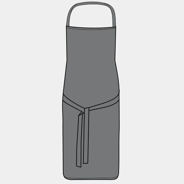 Low Cost Bib Apron Without Pocket Thumbnail