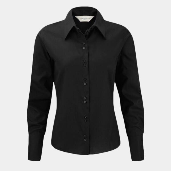 Russell Collection Ladies Long Sleeve Ultimate Non-Iron Shirt Thumbnail