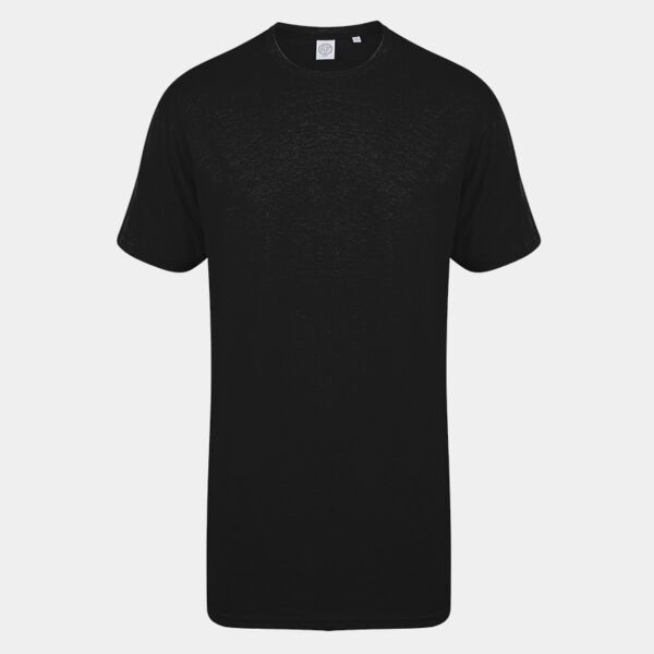 Longline t-shirt with dipped hem Thumbnail