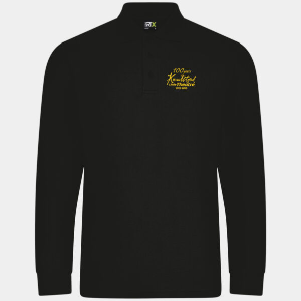 Knutsford Little Theatre Unisex Long Sleeve Piqué Polo Shirt Thumbnail