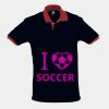 SOL'S Prince Contrast Cotton Piqué Polo Shirt Thumbnail