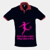 SOL'S Prince Contrast Cotton Piqué Polo Shirt Thumbnail
