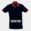 SOL'S Prince Contrast Cotton Piqué Polo Shirt Thumbnail
