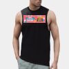 High neck slash armhole vest Thumbnail